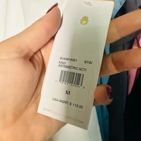 Spiritual Gangster White One-Shoulder Dress - Picture 5 of 8